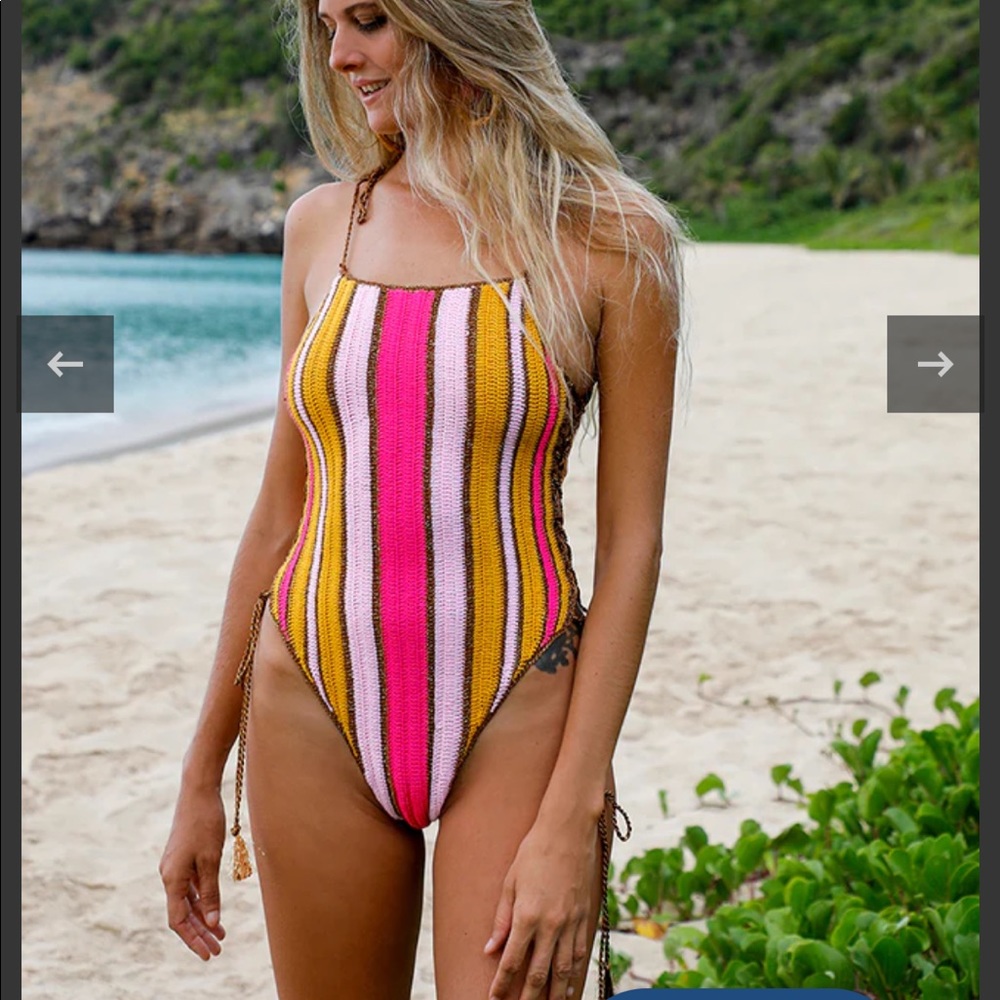 NWT My Beachy Side crochet bathing suit